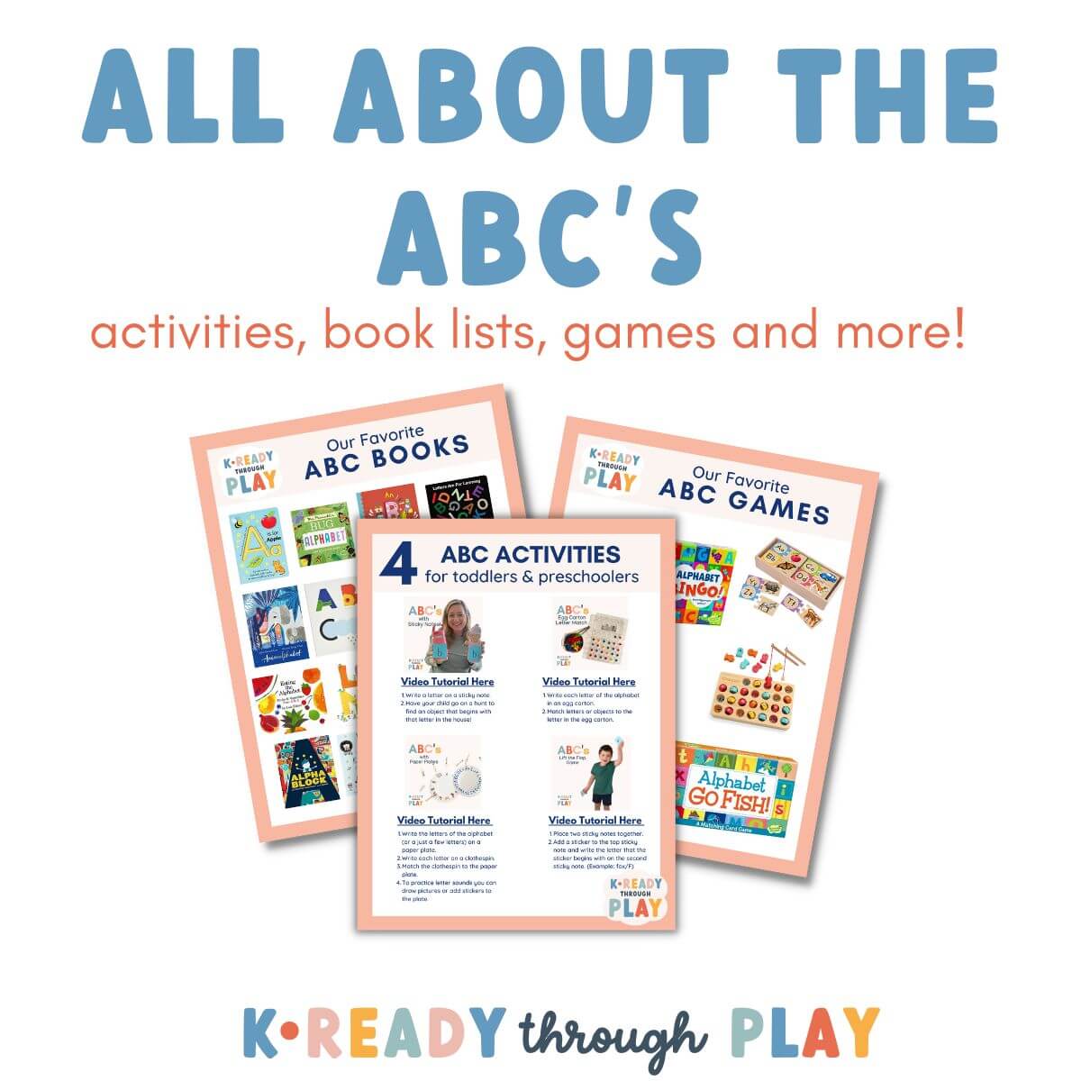 ABCs Book List - K Ready Through Play