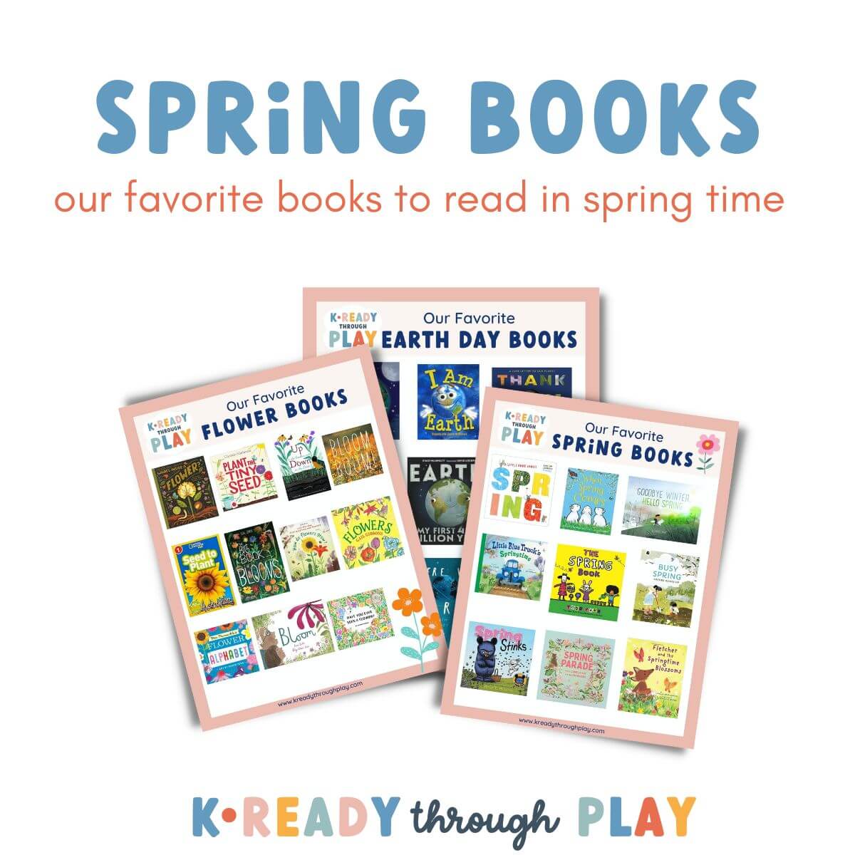 Spring Book List - K Ready Through Play